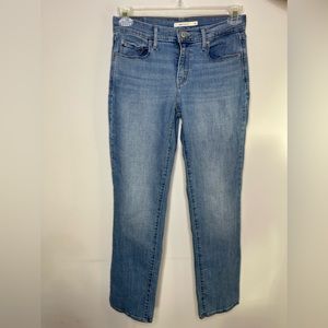 Levis Jeans 505 straight size 6 light blue